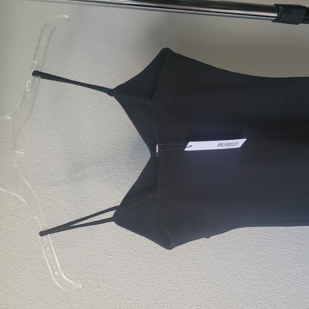 Steve Madden - BB Dakota by Steve Madden Sweetheart Neck Cut Out Sleeveles Dress - Picture 6 of 10